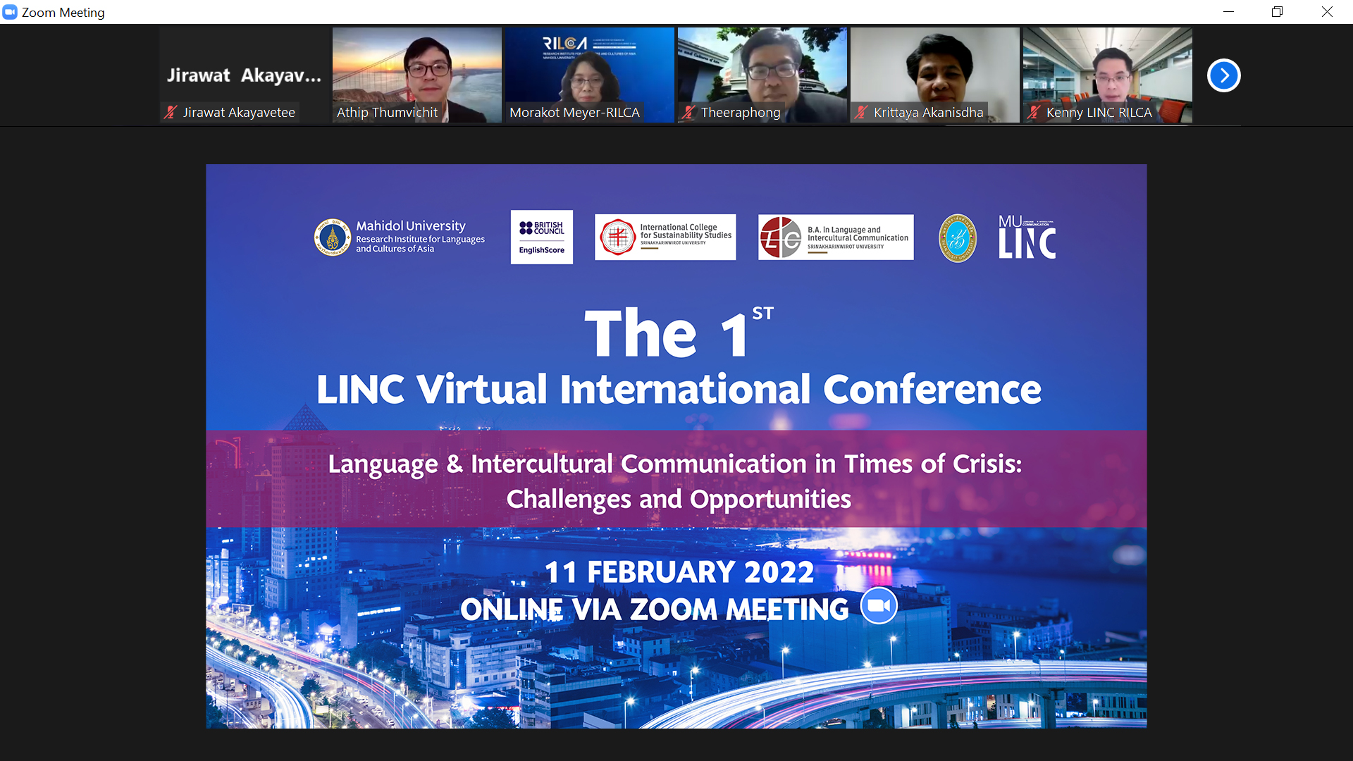 The 1st LINC Virtual International Conference